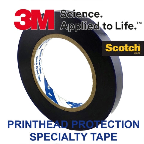 3M Specialty Tape (1/2" X 328') for Sealing Ink Cartridge & Printhead Blue Narrow