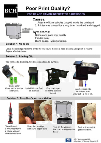 First-Timer Inkjet Printer Refill Kit for PG-260 CL-261 Cartridges (EZ30-T260)