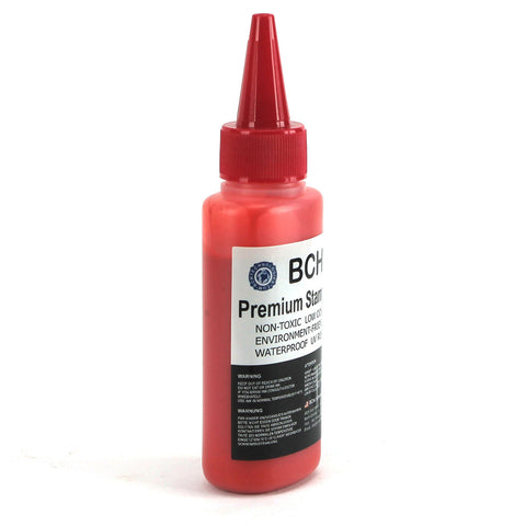 Premium Red Water-Based Refill Ink for Self Inking Stamps Inkpad