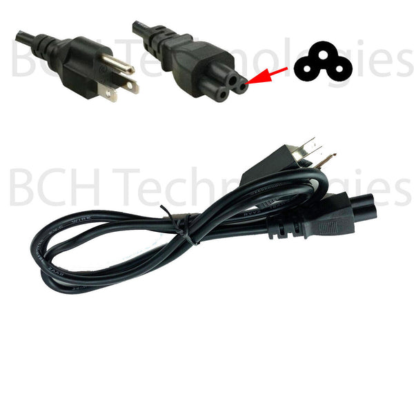 3-Prong Power Cord for Epson WorkForce WF-2850 WF-4700 WF-4800 Series, EcoTank ET-4700 Series