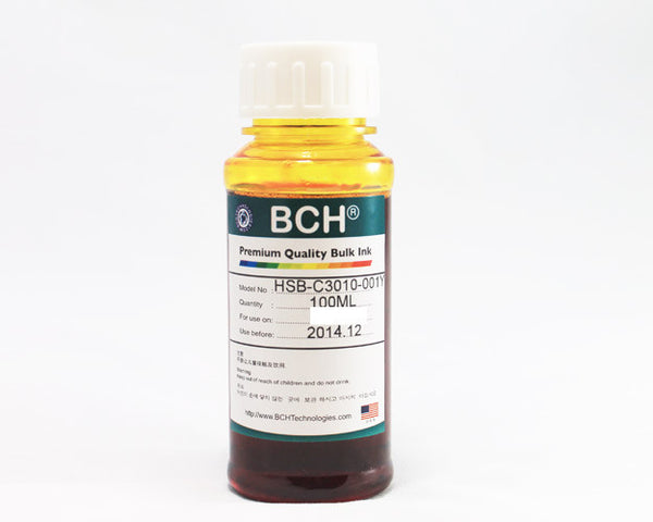 Premium Dye Ink - 100 ml Yellow for HP (ID100Y-AH)