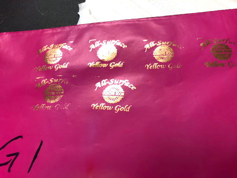 BCH Premium Yellow Gold All-Surface Stamp Ink - The Ultimate Solution for High-Quality Stamping