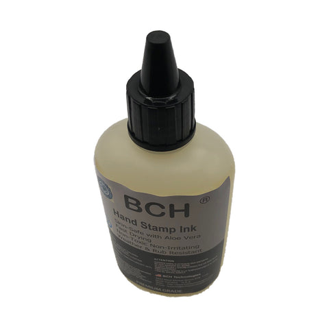 Concentrated Invisible Re-Entry UV Stamp Ink by BCH for Event Admittance - Skin-Safe with Aloe Vera Extract - 75 ml 2.5 oz Invisible